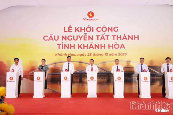 Lễ khởi công cầu Nguyễn Tất Thành tại tỉnh Khánh Hòa