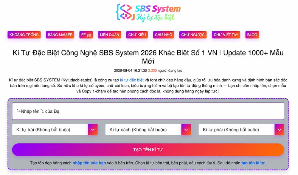 Tôi đã thử dùng Kí tự đặc biệt SBS trang trí Bio Zalo tư vấn BĐS cao cấp và cái kết 1 ky tu dac biet sbs